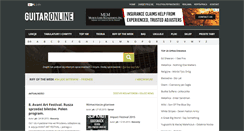 Desktop Screenshot of guitaronline.pl