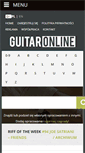 Mobile Screenshot of guitaronline.pl